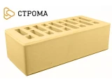 Облицовочный кирпич полуторный утолщенный 1,4 НФ Слоновая кость гладкий, Строма