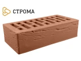Облицовочный кирпич одинарный 1НФ Терракотовый рустик, Строма