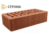 Облицовочный кирпич одинарный 1НФ Терракотовый бархат, Строма