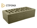 Облицовочный кирпич одинарный 1НФ Грифель рустик, Строма
